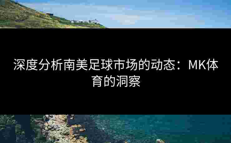 深度分析南美足球市场的动态：MK体育的洞察