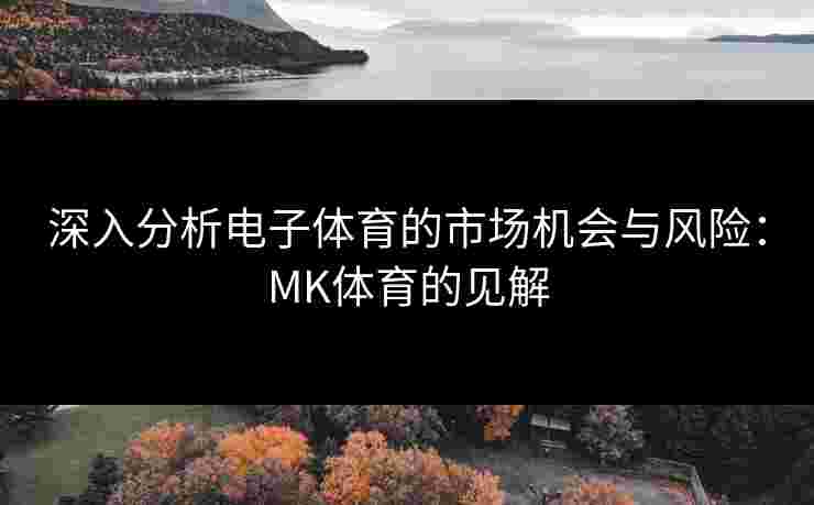 深入分析电子体育的市场机会与风险:MK体育的见解 深入分析电子体育的市场机会与风险:MK体育的见解